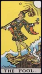 The Fool Tarot kartı