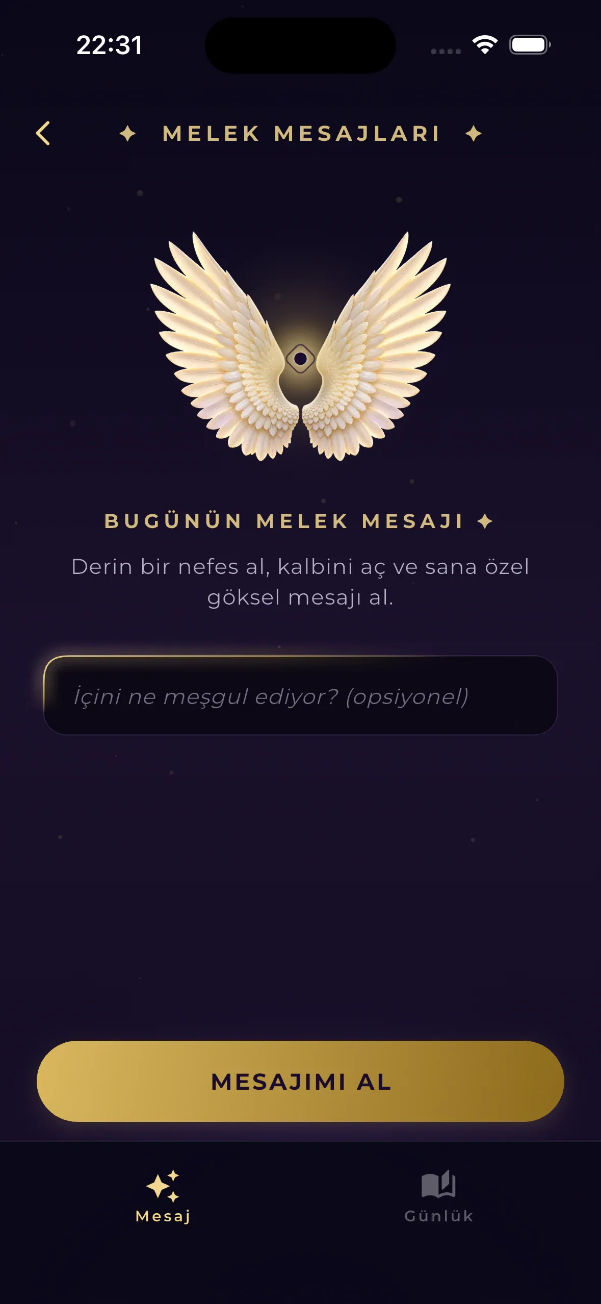 Luvris Melek Mesajları — Günün meleğinden sana şefkatli bir işaret.