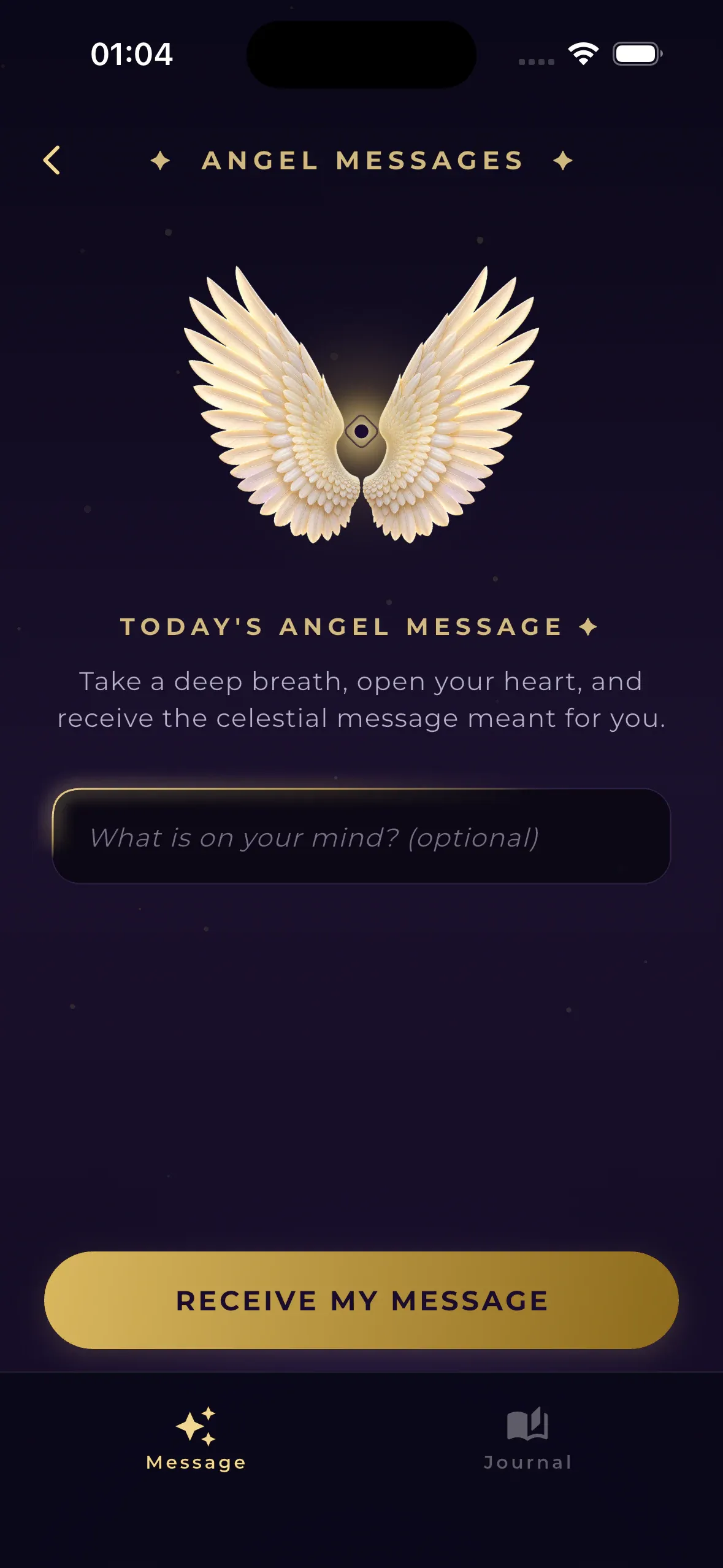 Luvris Angel Messages — A gentle sign from today's angel, meant for you.