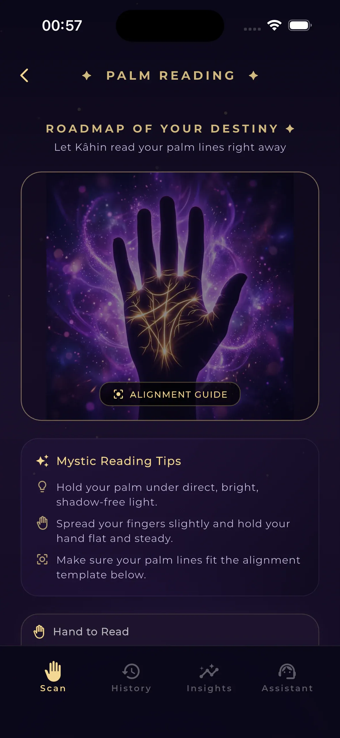 Luvris Palm Reading — The lines in your hand, a map of your path.